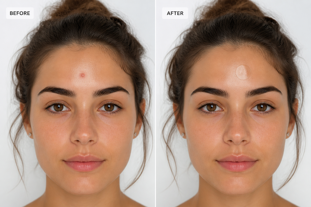 Clear Round Hydrocolloid Acne Patches