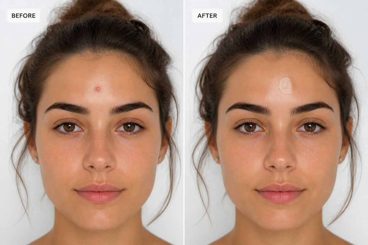 Clear Round Hydrocolloid Acne Patches